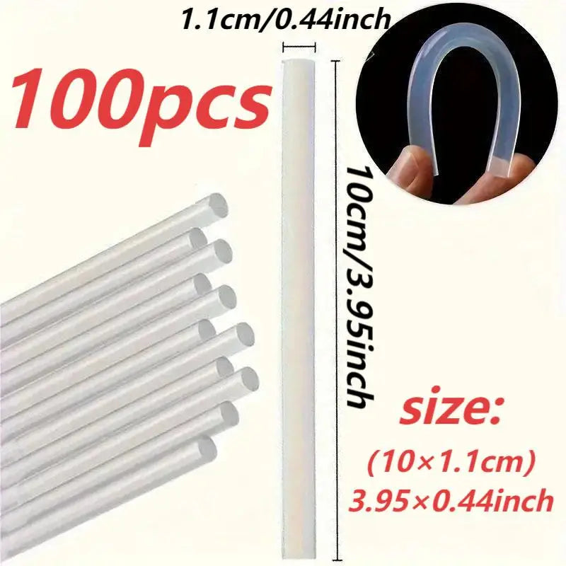 100mm Hot-Glue Sticks and Gun/Base Options