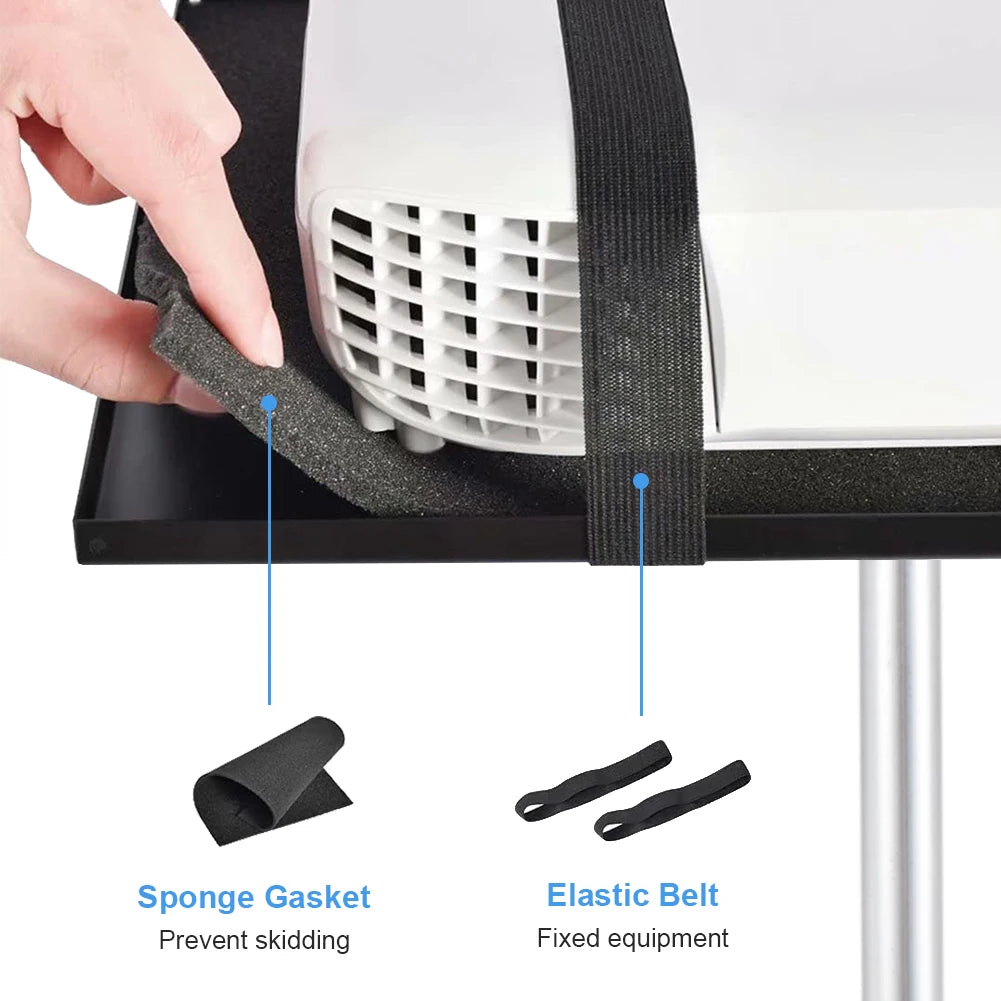 Support de projecteur sur trépied Support pliable pour ordinateur portable avec hauteur réglable