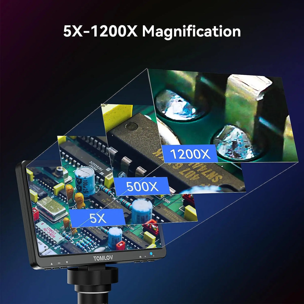 DM9 Digital Microscope with 7-Inch Display