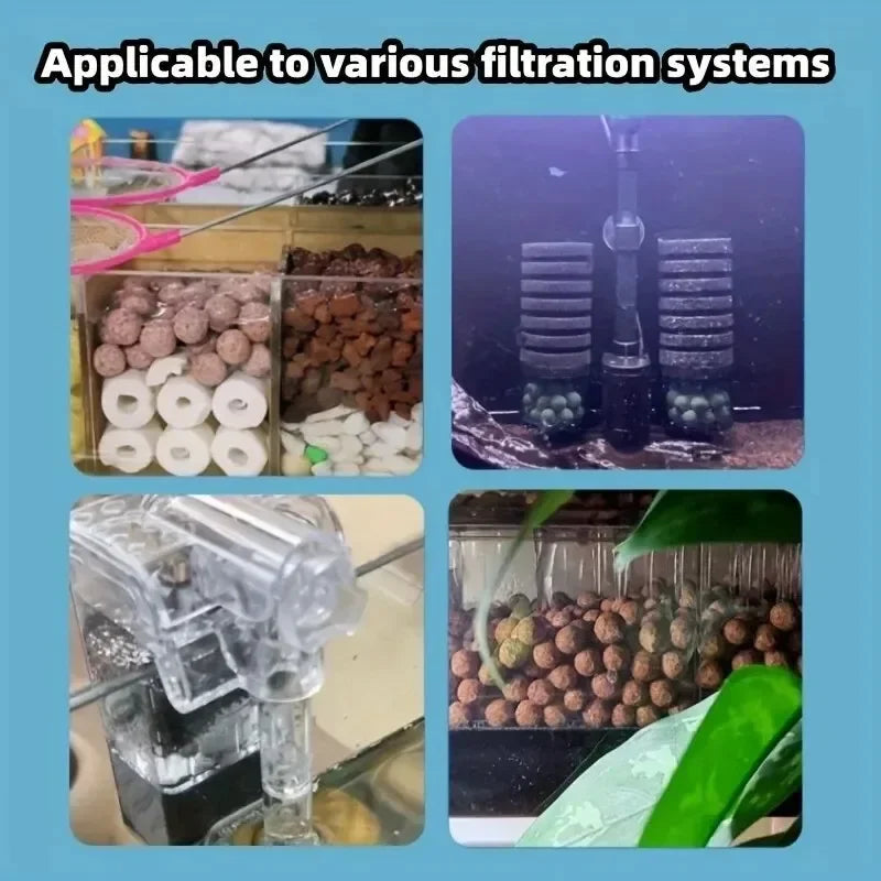 Bolas filtrantes porosas para acuario, 500g