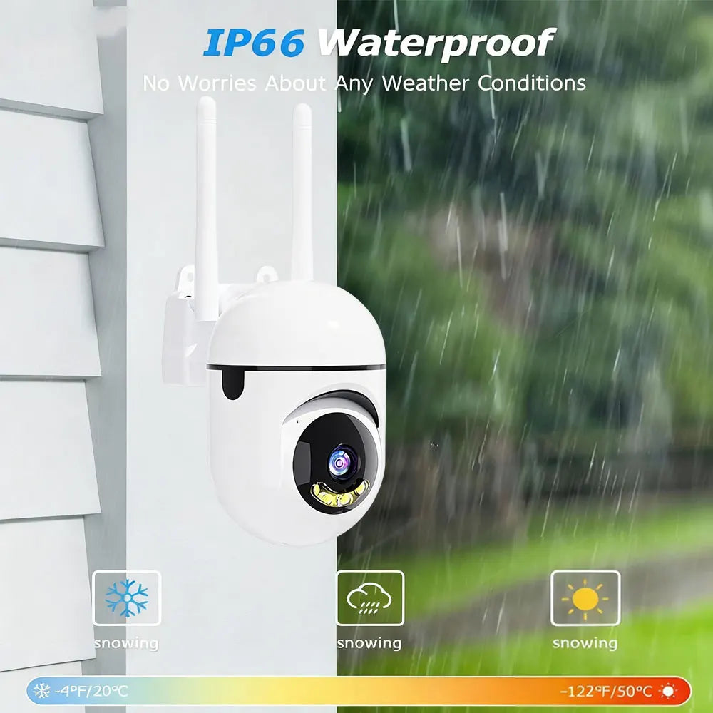 Caméra de sécurité Wi-Fi orientable avec Carecam Pro