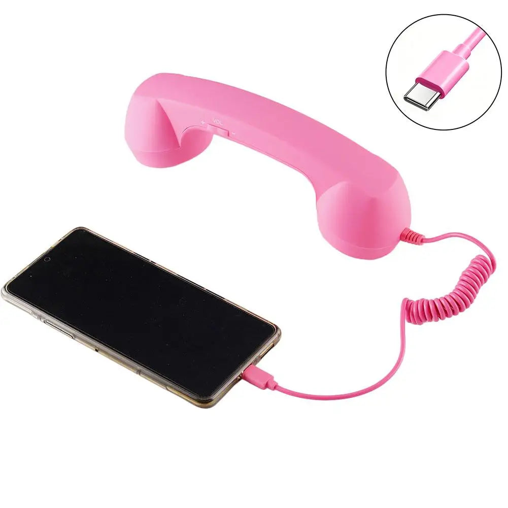 Auricular telefónico con micrófono y conector Type-C