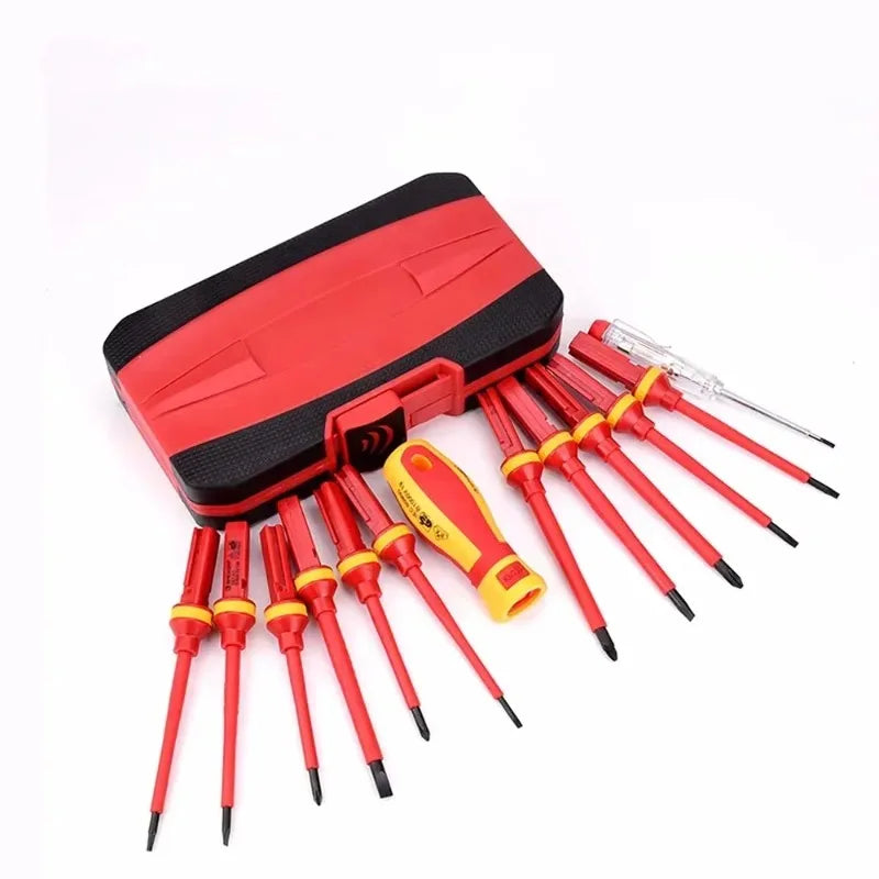 Insulated Screwdriver Set - 8 or 10 Pieces