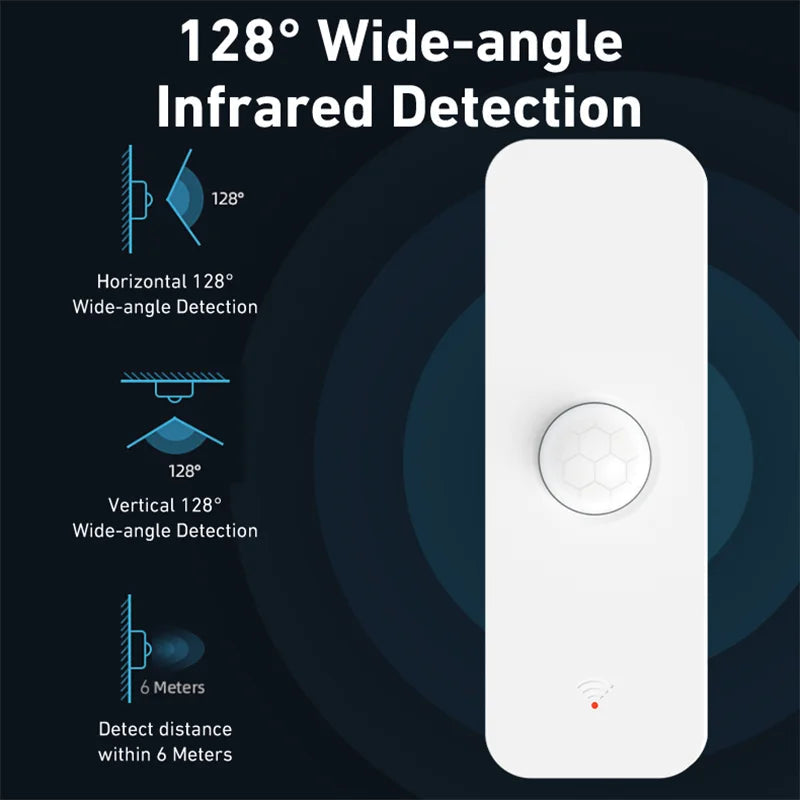 Tuya WiFi Zigbee PIR Motion Sensor Smart Home Human Body Infrared Detector Security Smart Life Works With Alexa Google Home 