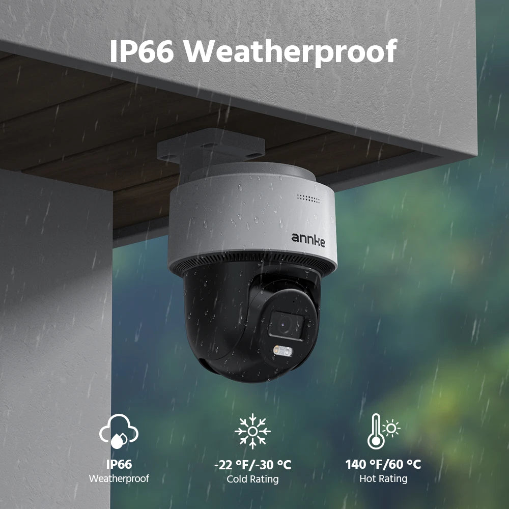 ANNKE 4K PoE PT Security Camera with Color Night Vision