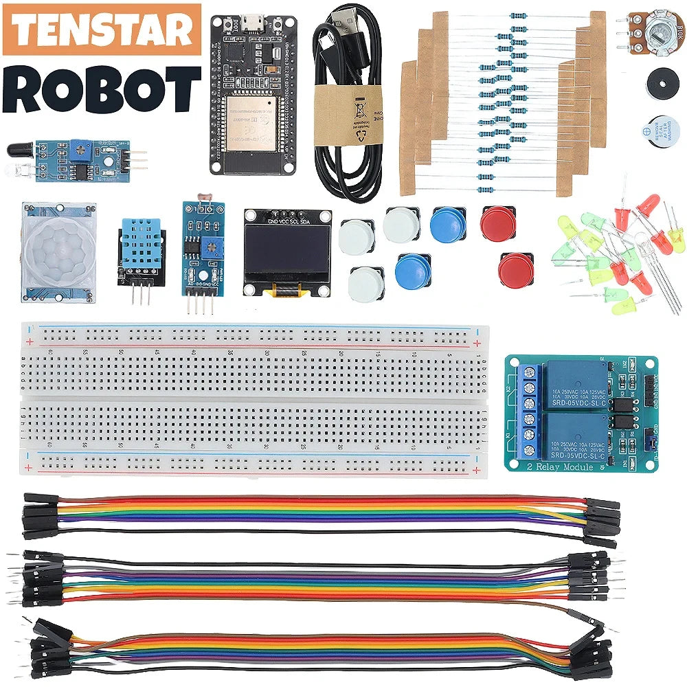 Osnovni početnički kit za ESP32 ESP-32S WIFI razvojnu ploču projektni set s tutorijalima ESP32 kit s kutijom
