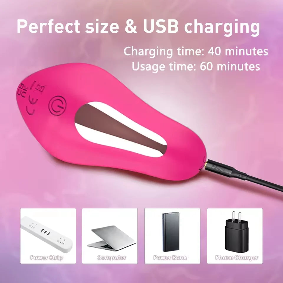 Uygulama Kontrollü G Noktası ve Klitoral Titreşimli Giyilebilir Cihaz