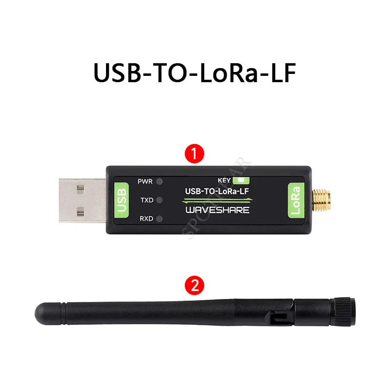 Dátový modul USB-to-LoRa SX1262 - možnosti pásma