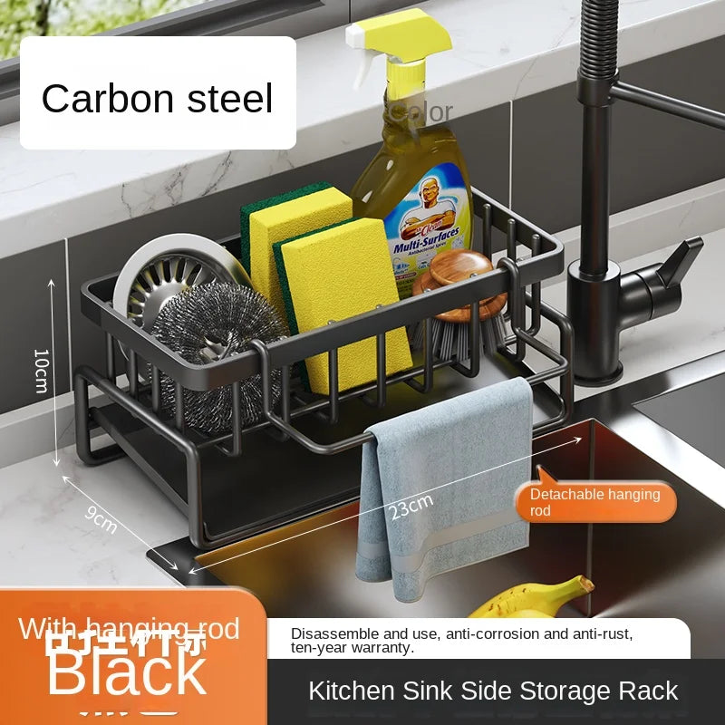 Sink Sponge & Dishcloth Storage Rack