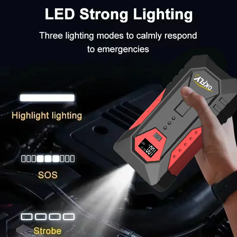 GKFLY 4000A Car Jump Starter Portable Power Bank