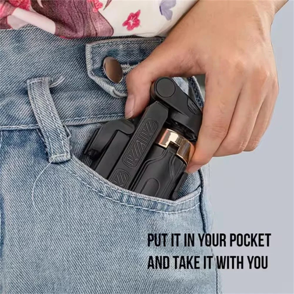 Mobile Selfie Stick Handle Tripod & Travel Photography Tool