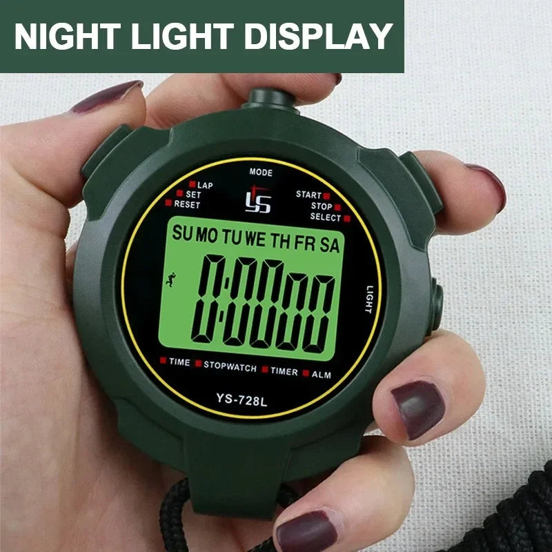 YS-728L Digital Stopwatch with Countdown and Backlight