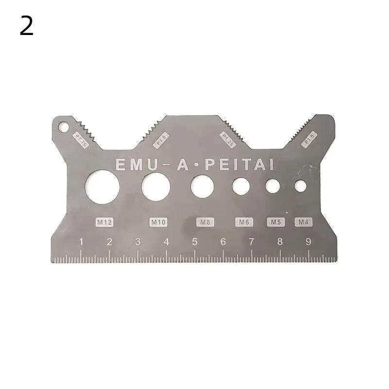 Screw Thread Pitch and Diameter Gauge