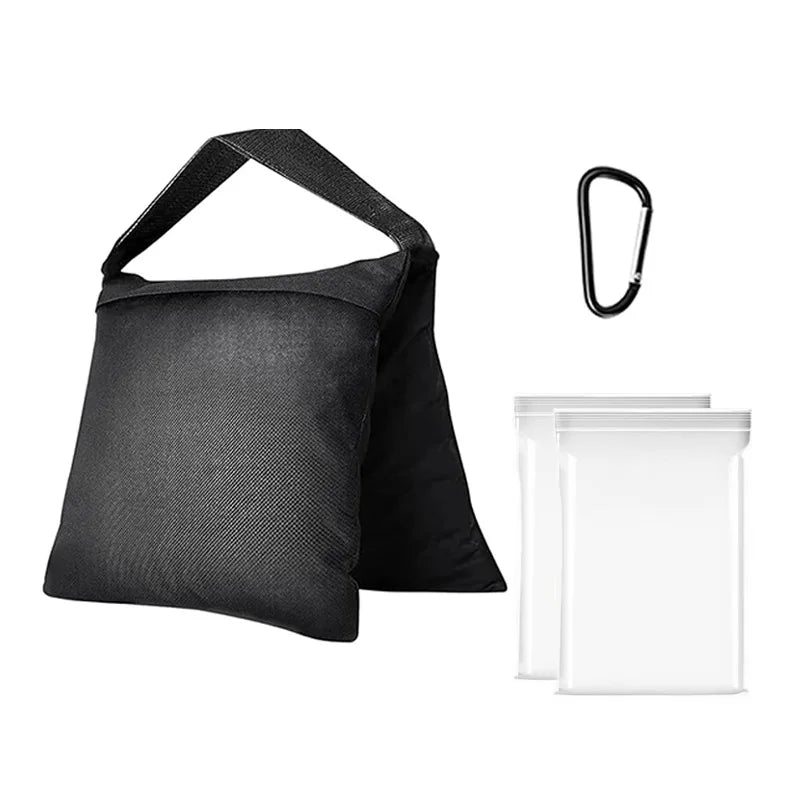 Sac foto gol cu căptușeli din PE și clemă din aluminiu