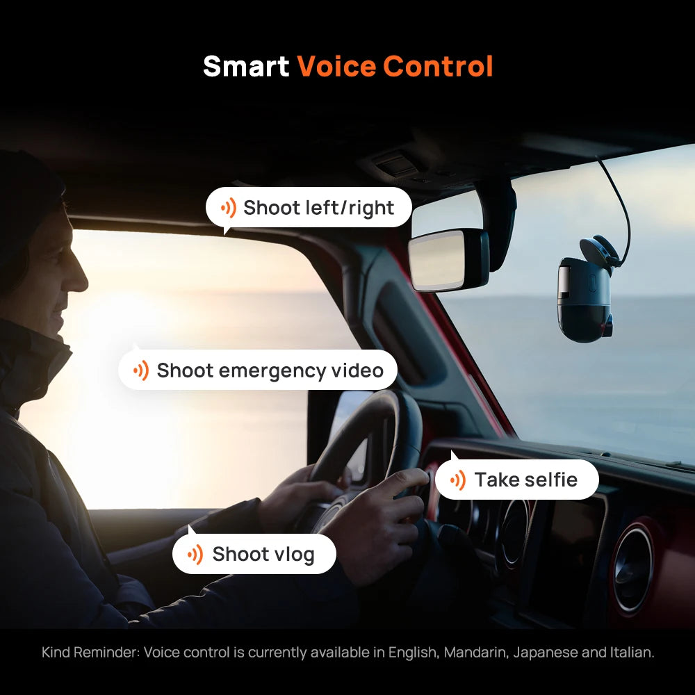 4K 360° Rotating Dash Cam with GPS, ADAS, 4G LTE & Supercapacitor