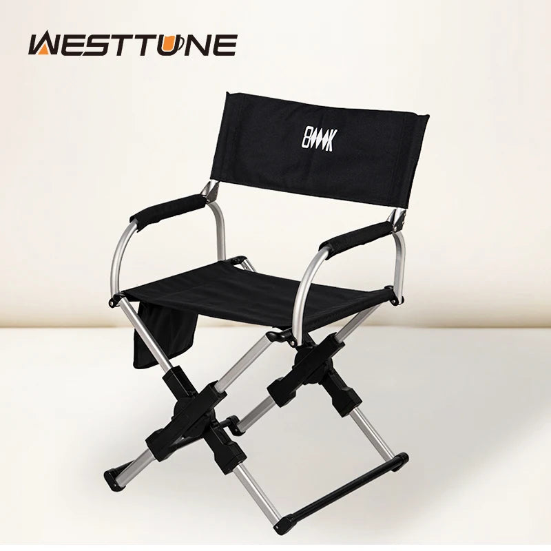 Foldable Director’s Chair for Camping, Beach and Fishing
