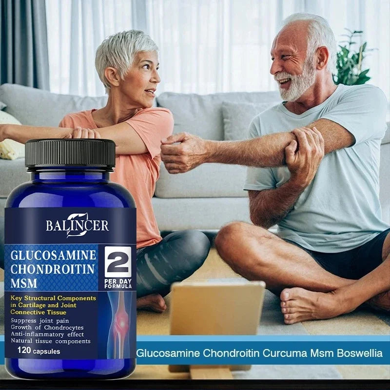 Glukosamin, chondroitin a doplňkové kapsle MSM