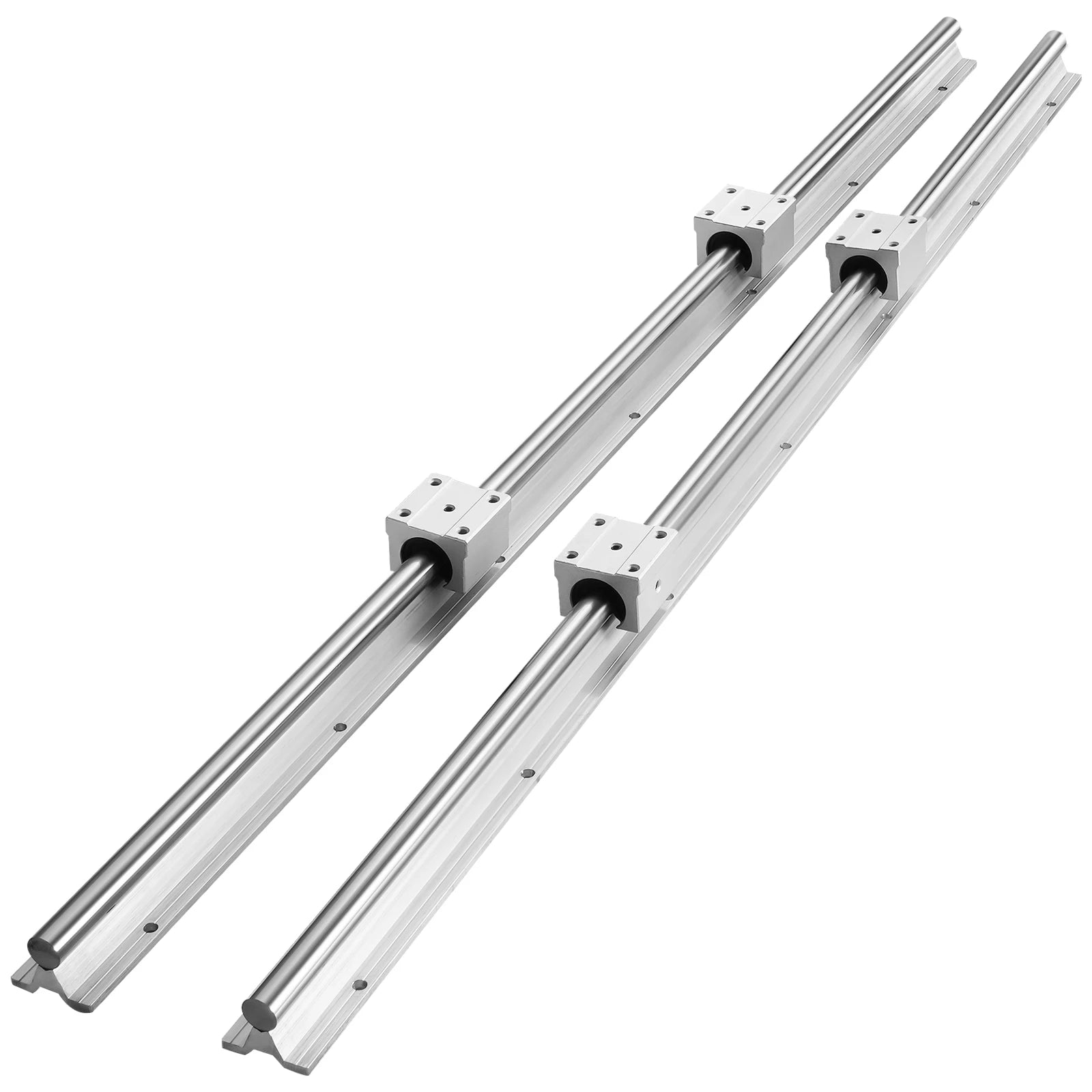 SBR Linear Guide Rail Kit with 4 Bearing Blocks for CNC & DIY