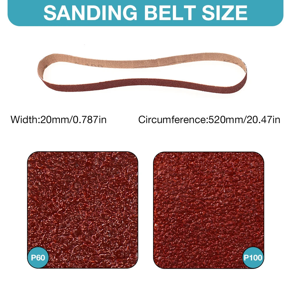 Belt-Sander Attachment for Matching Angle Grinders