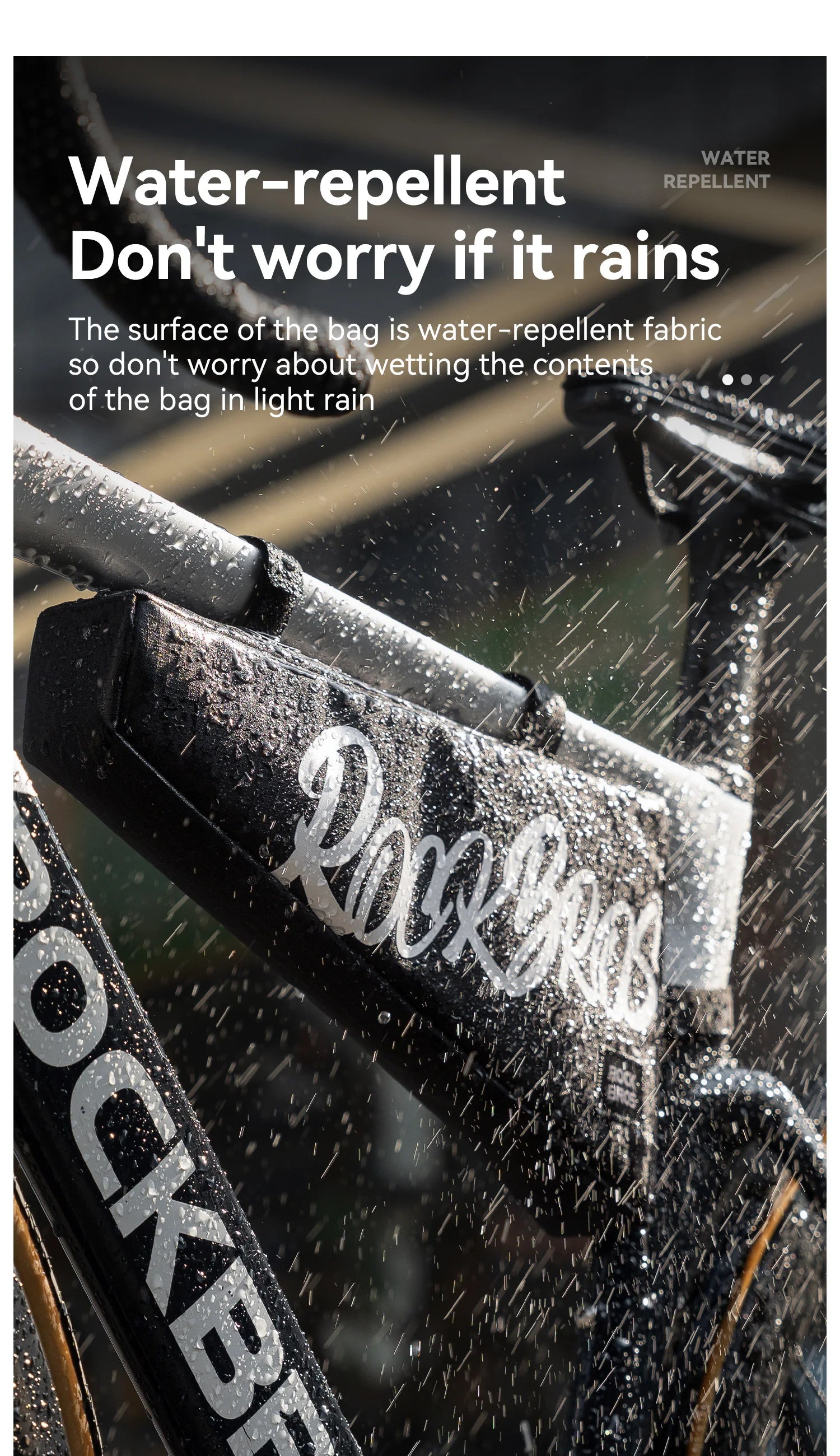 1.9L Waterproof Bicycle Triangle Frame Bag