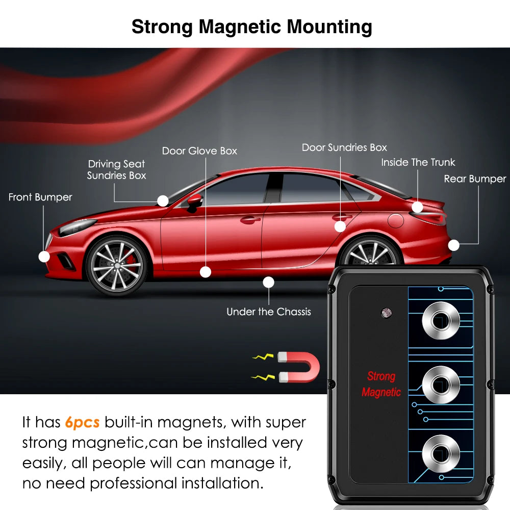 4G MiCODUS GNSS Locator ML808G 10000Mah Magnet Asset GPS Tracker Vehicle Waterproof Geo-fence Lifetime Free APP