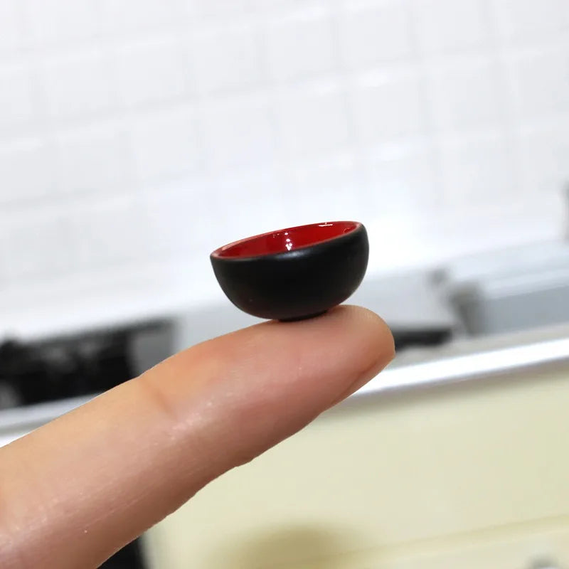 Bacias e Hashis em Miniatura para uma Casa de Bonecas 1:12