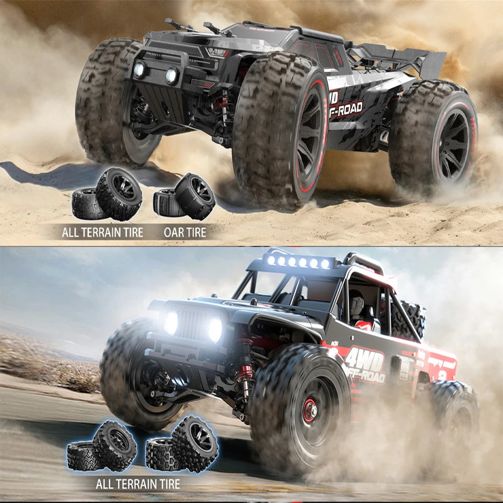Hyper Go MJX 14210 V2.0 1/14 RC Araba 55KM/S Yüksek Hız Fırçasız 2.4G Uzaktan Kumandalı 4WD Off-road Yarış RC Kamyon Elektrikli Oyuncak