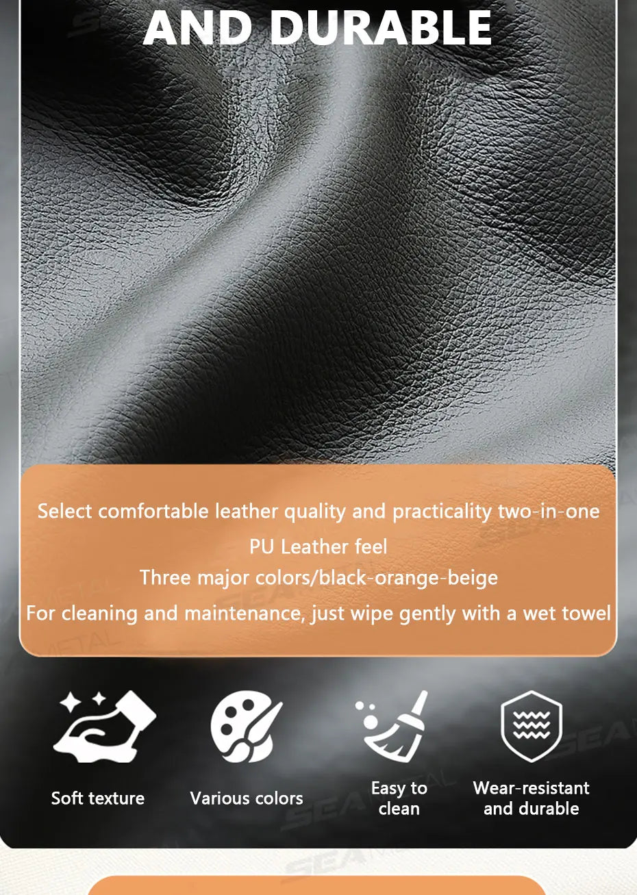 SEAMETAL Luxury Sun Visor Glasses Holder Textured Car Visor Storage Bag Scratch-Free Flannel Inner Sunglasses Case Car Organizer