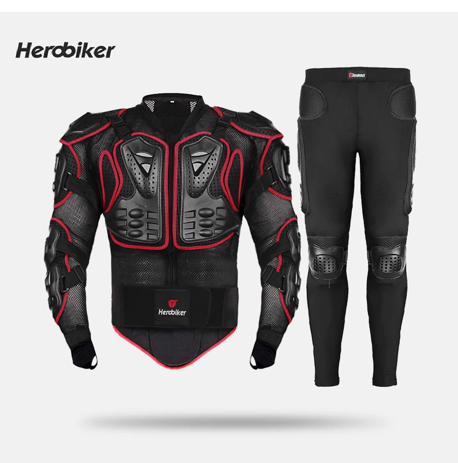 5XL Motorcycle Jackets Men's Full Body Armor Protection Jackets Motocross Enduro Racing Moto Protective Equipment Clothes 