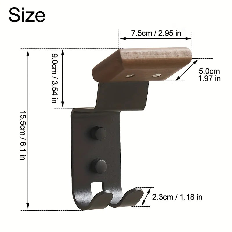 Wall-Mounted Motorcycle Helmet Holder