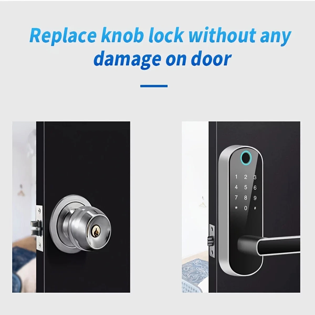 B05 Fingerprint and Keypad Door Lock