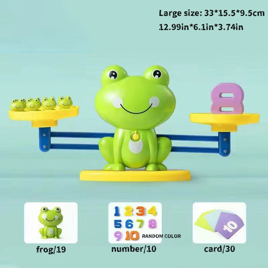 Frog Balance Scale Maths Activity Toy