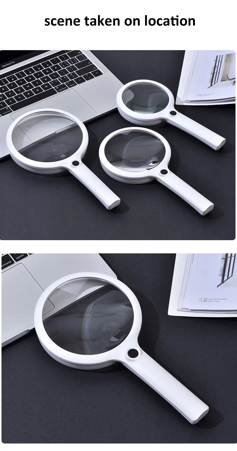 Rechargeable Illuminated Hand Magnifier