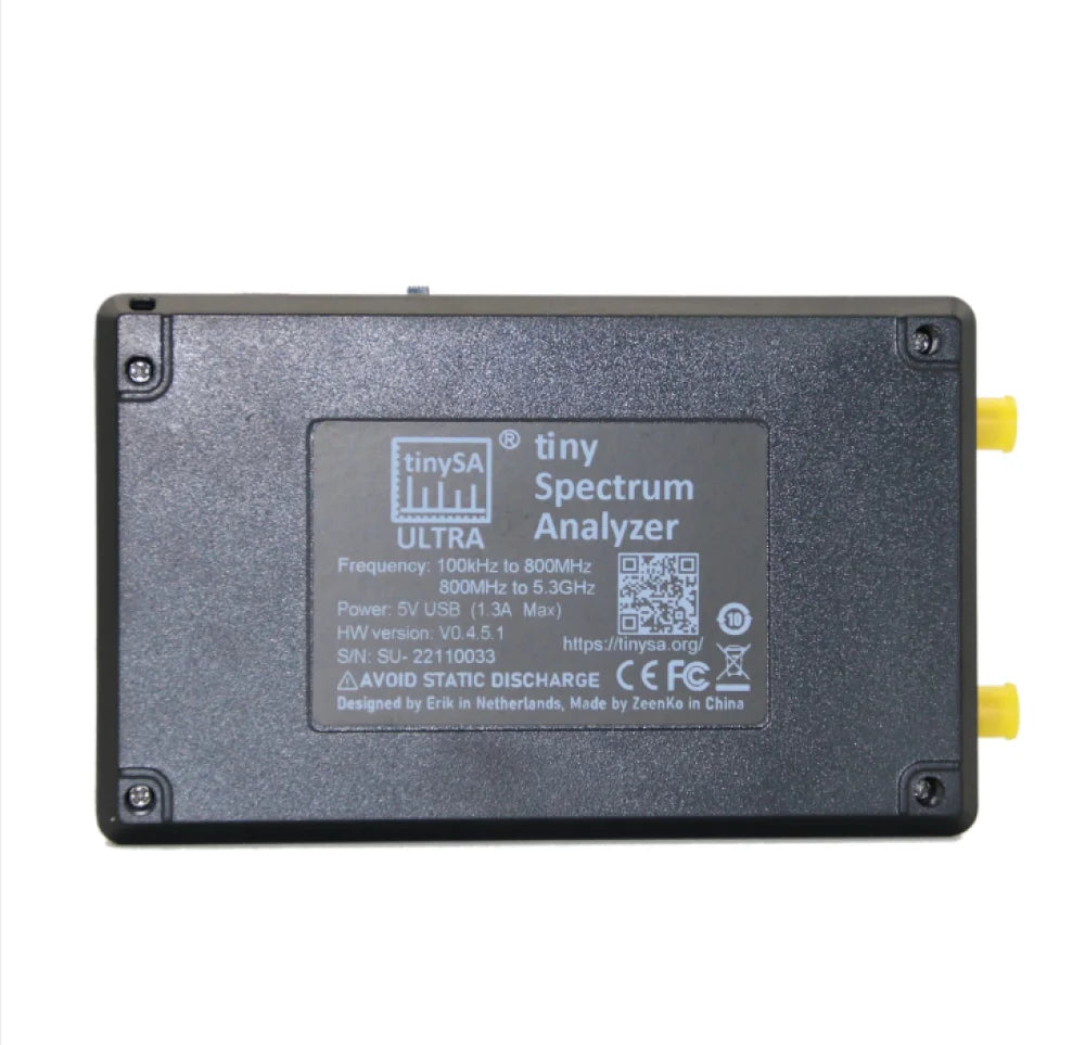 Spectrum Analyzer TinySA ULTRA With 4" Display 100kHz to 5.3GHz with 32GB Card Version V0.4.5.1 