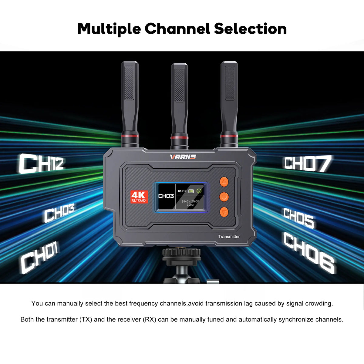 HDMI Ασύρματο Μετάδοση 4K Βίντεο Αποστάσεις 450M Ασύρματο Εκτεντής Κιτ Μεταδότες Δέκτης Βίντεο για Κάμερα Live Εκκλησία Οικία