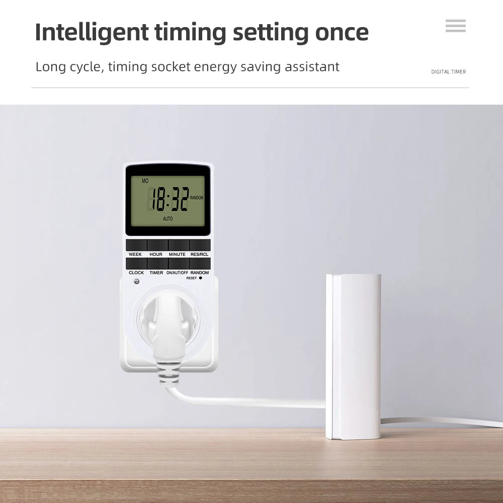 Minuteur numérique programmable sur sept jours TM02