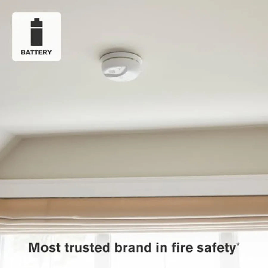 Smoke and Carbon Monoxide Alarm with Test and Silence Button