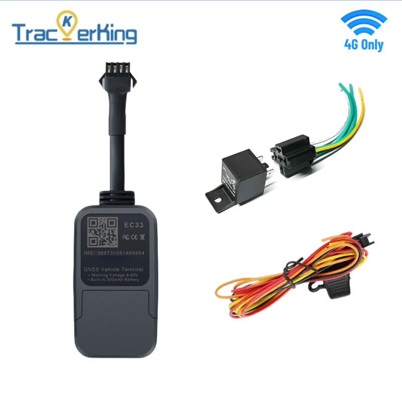GPS Tracker pro auto, motocykl, satelitní locator trackerking mini EC33 Anti-theft zařízení GPS/GSM locator pro auto