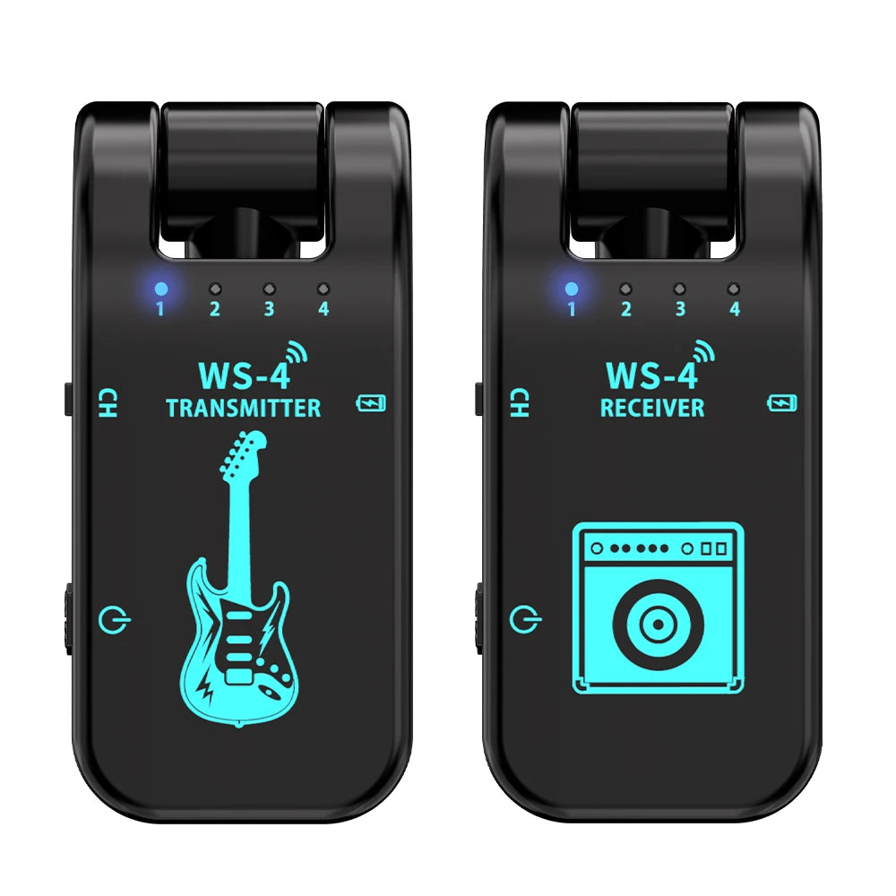 WS-4 2.4GHz Wireless Guitar Transmitter and Receiver