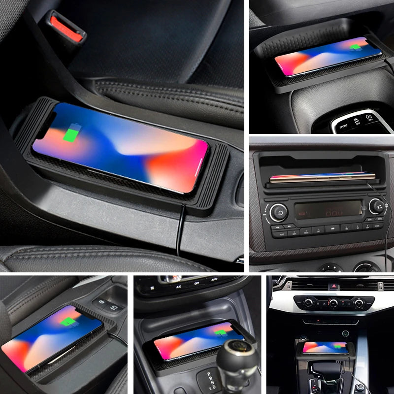 Wireless Car Charging Pad - Connection Options
