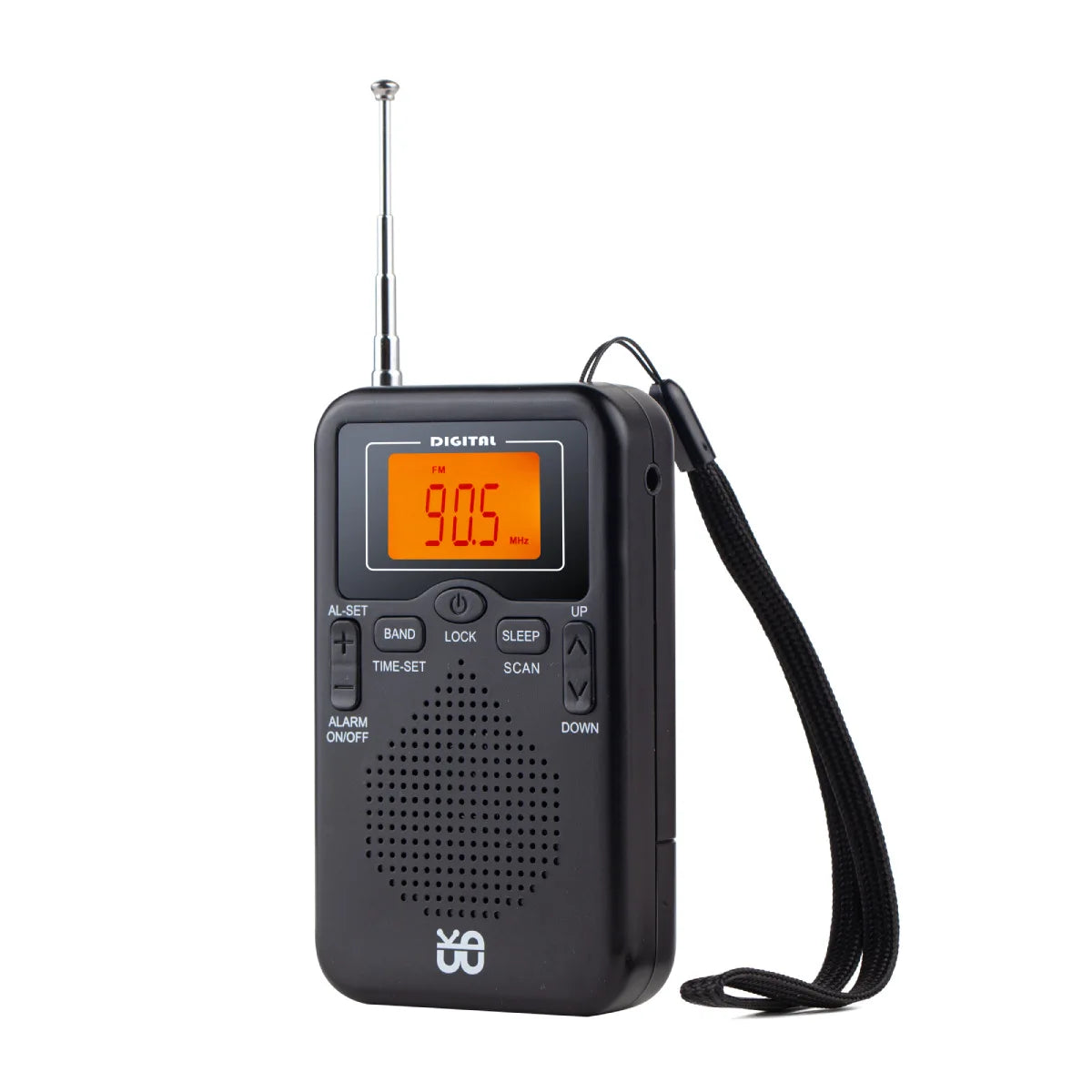 Radio de buzunar AM/FM cu afișaj digital