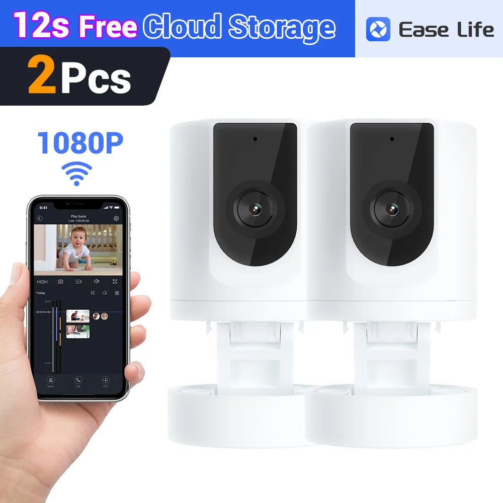 Pet Camera ,Security Camera Indoor,Pet Camera with Phone App, ,Security Camera Indoor，Foldable Baby Camera for Home Security 