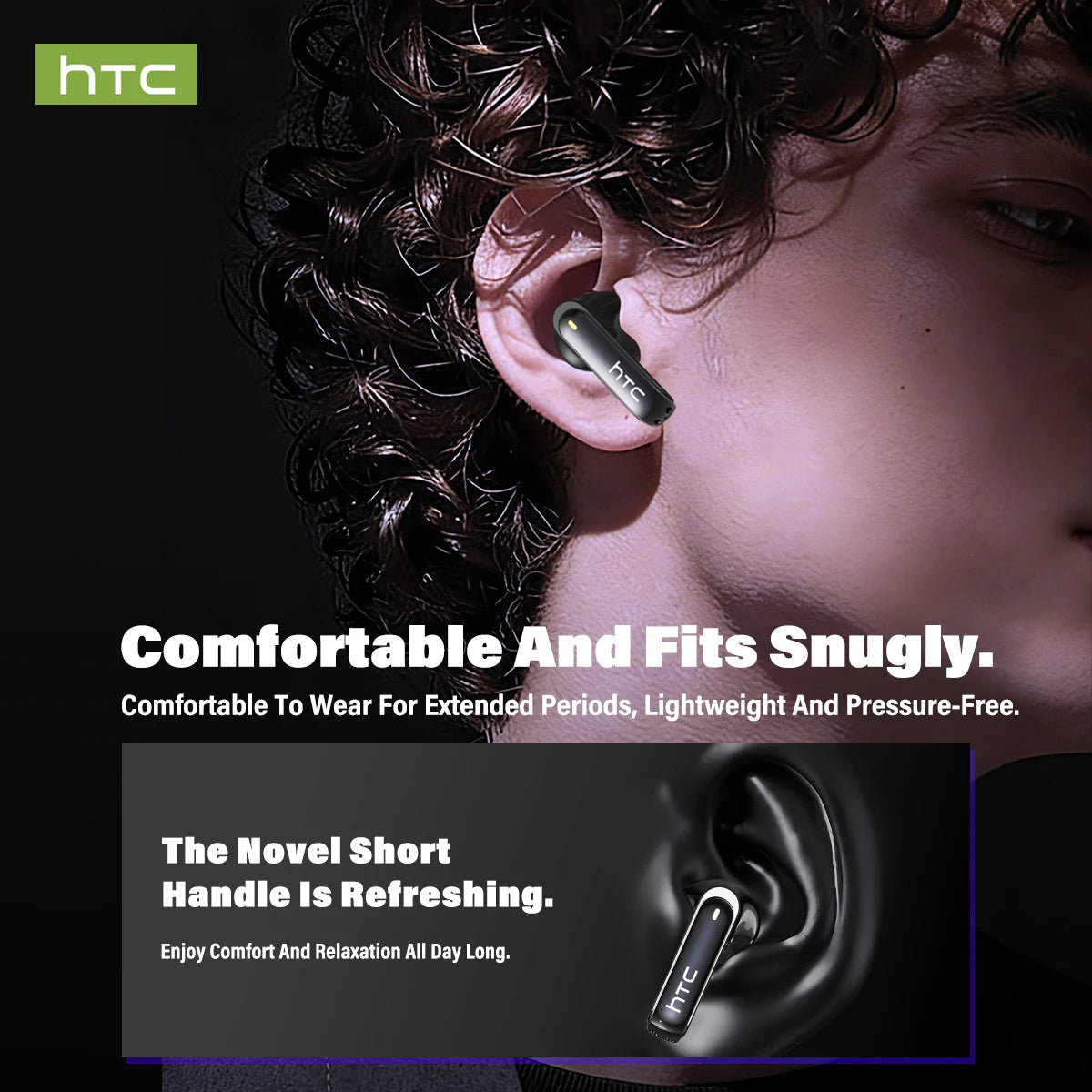 Wireless Bluetooth Earbuds with AI Translator and LCD Display