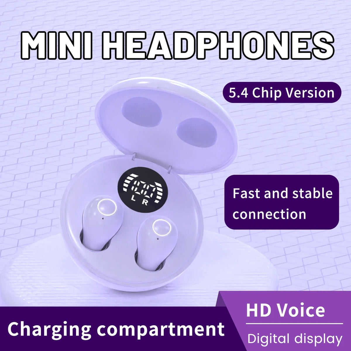 Ultra Small Invisible Wireless Bluetooth Earbuds