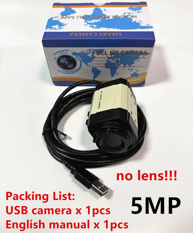 8MP UVC USB Webcam with 5-50mm Optical Zoom Lens