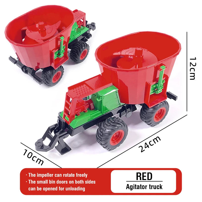 RC Farm Tractor Models & Separate Accessories, 1:24 Range