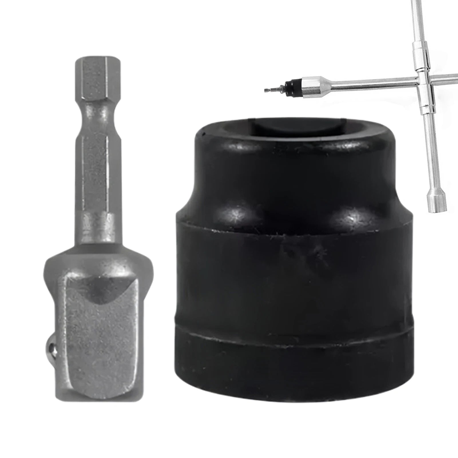 Auto Jack Socket Wrench Adapter for Quick Tire Changes