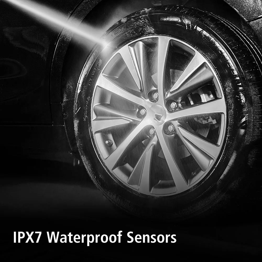 Solar TPMS Tire Pressure Monitoring System with External Sensors
