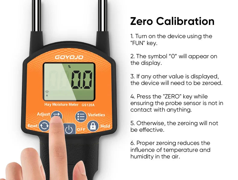 Langprobe digitalt hø/moisture meter