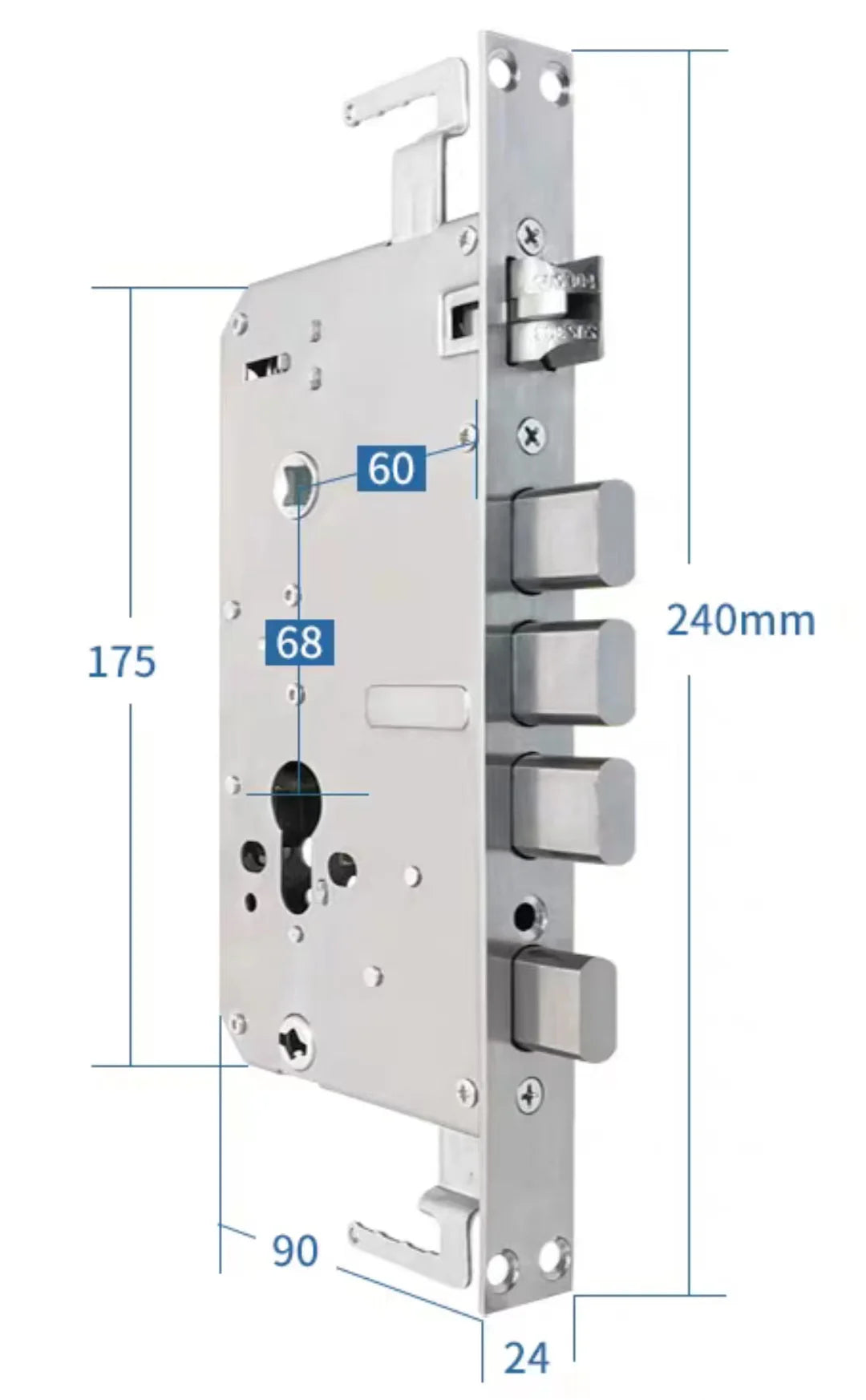 Face Recognition Digital Door Lock with Camera, Fingerprint & Keyless Entry